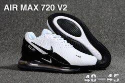 Nike Air Max 270 Junior Black And Blue Nike Air Max 720 V2 Kpu Men S Running Shoes White Black Nike Shoes Air Max Running Shoes For Men Mens Nike Shoes
