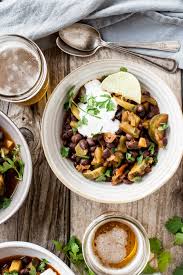 Make sure there aren't any lumps. Black Bean Zucchini Chili Dishing Up The Dirt