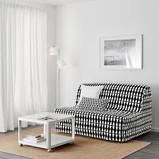 Nuovissime soluzioni due in uno nella collezione del marchio svedese più ricercato al mondo: Lycksele Lovas Divano Letto A 2 Posti Ebbarp Nero Bianco Ikea It