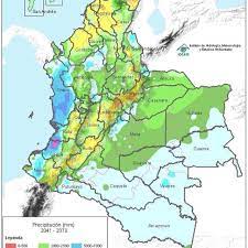 Colombia es el 26avo país más grande del mundo y el cuarto en sudamérica cubriendo. Mapa De Distribucion De Los Parametros Climaticos Actuales En Colombia Download Scientific Diagram