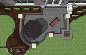 At belgard, we take outdoor fire pit ideas to the next level. Simple Outdoor Patio Design With Built In Fire Pit Downloadable Plan Mypatiodesign Com