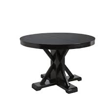 Finance from £23.92 a month. Nolan Extension Round Dining Table Rubbed Black Round Extendable Dining Table Dining Table Black Kitchen Table