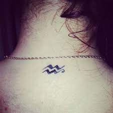 Aquarius Symbol But I Would Get It On The Side Of My Wrist Aquarius Tattoo Aquarius Symbol Tattoo Small Tattoos