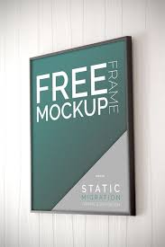 Free Frame Mock Up Template Ressources Mock Up Poster Affiche