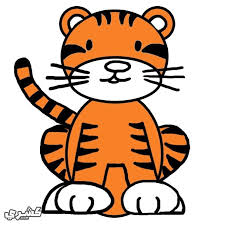 كيف ترسم نمر بالخطوات والصور animal posters tiger poster tiger face paints