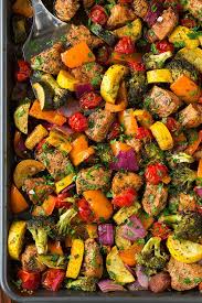 Balsamic Chicken And Veggie Sheet Pan Dinner Cooking Classy Sheet Pan Dinners Recipes Sheet Pan Recipes