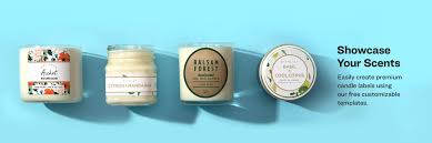 Then you can print the labels yourself using a standard inkjet or laser printer, or have your labels professionally printed by avery weprint and shipped in as few as three. Candle Label Design Gallery Free Candle Templates Avery Avery Com