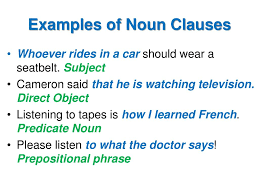 In the noun clause you said is a subject plus a verb. Ppt Adjective Adverb And Noun Clauses Powerpoint Presentation Free Download Id 5376245
