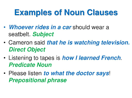 Noun clauses are subordinate clauses that act as nouns. Ppt Adjective Adverb And Noun Clauses Powerpoint Presentation Free Download Id 5376245