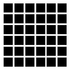 Black And White Optical Illusion Square Optical Illusion Black Squares And Gray Dots Optical Illusions Illusions Black Square