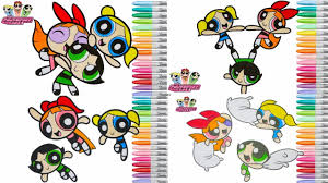 The story revolves around the adventures of blossom, bubbles and buttercup. Powerpuff Girls Coloring Book Compilation Video Blossom Buttercup Bubbles Youtube
