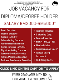 Get google play performance data & insights for agensi pekerjaan ajobthing sdn bhd broken down by app. Maukerja On Twitter Job Vacancies For Diploma Degree Holder Intake From All State In Malaysia Please Click This Link Https T Co Khcyeeetnb And Log In With Your Fb Account To Apply For The Job
