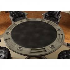 Cm Gm357t 5 Pc Yelena Gray Finish Wood Contemporary Style Round Poker Game Dining Table Set Dining Table Setting Poker Table And Chairs Game Room Furniture