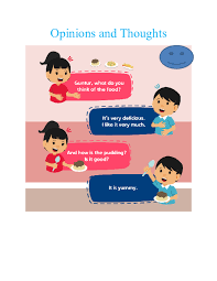 Sometimes other may need your view on some issues. Contoh Soal Opinion And Thought