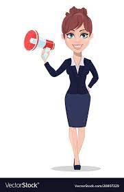 Beautiful Business Woman In Office Style Clothes Vector Image Business Women Women Business Illustration