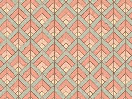 Soft Art Deco By Tzadkiel Apricot Art Beige Brown Deco Gentle Mint Muted Peach Pink Art Geometry Pattern Prints