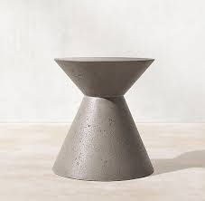 Geometric Concrete Side Table Side Table Concrete Outdoor Furniture Console Table