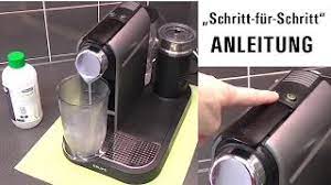Take the machine out of descaling mode. Anleitung Entkalken Krups Kapselmaschine Nespresso Citiz Milk Youtube