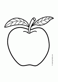 Download this running horse printable to entertain your child. Apple Fruits Coloring Pages For Kids Printable Free Coloing 212356 Coloring Library