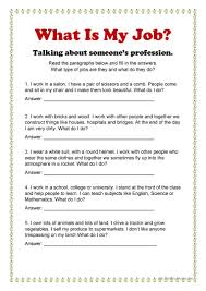 Please note that the english language scheme or work for primary 2 (1st term, 2nd term and 3rd term) provided here are the currently government approved scheme of work applicable to all public and private primary and montessori schools in nigeria so you can trust the source of the information. What Is My Job 2 English Esl Worksheets For Distance Learning And Physical Classrooms