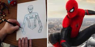 How to draw spiderman's face? Learn To Draw Spider Man In Disney S Latest Tutorial Inside The Magic