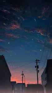 Anime Sky Wallpapers View Sunset Backgrounds Sky Aesthetic Scenery Wallpaper Anime Scenery