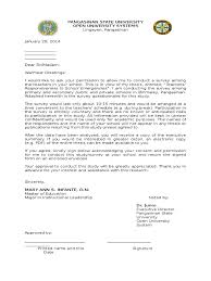 A permission letter is written when you need legal authorization to do something. Permission Letter To Conduct Survey Science Survey