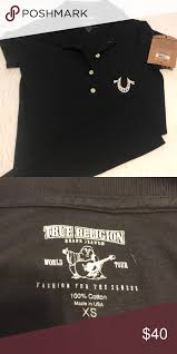 Black And Gold True Religion Shirt Womens Pin On My Posh Picks