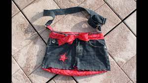 Wir verkaufen unsre amrmani jeans tasche, da wir sie nie getragen haben. Tasche Aus Einer Jeans Nahen Youtube