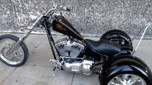 Chopper Trike Pcw Loud Exhaust Custom Paint Street Angel Trike Custom Trikes Trike Motorcycle