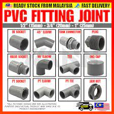 Paip perkhidmat perkhidmatan an akan. Pvc Fitting Pvc Joint Pvc Pipe Connector Penyambung Paip Pvc ç®¡æŽ¥å¤´ Grey Pipe 1 2 Inch 3 4 Inch 1 Inch Shopee Malaysia