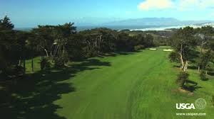 Oakland hills country club, south course: Aerial View Of Hole 1 At The Olympic Club Sf Youtube