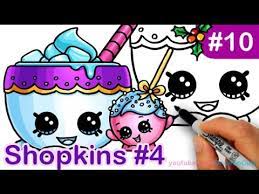 Learn how to draw cupcake queen. How To Draw Shopkins Cake Pop And Hot Chocolate Step By Step Christmas Special Youtube