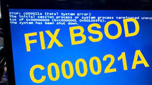 C000021a Fatal System Error Fix Error On Asus K53u Youtube