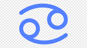 It is the fourth zodiac sign in astrology / horoscope which stands for roots. Astrological Sign Cancer Western Astrology Zodiac Symbol Blue Text Trademark Png Pngwing
