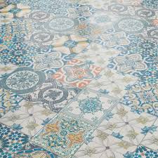 Addition of mosaic vinyl flooring assured of maximum style whilst also giving your home 21st century functionality through the huge practical benefits of vinyl floors. Moroccan Vinyl Flooring Liberty Floors Aurora 8mm Ornate Tile