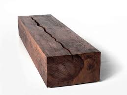 Wooden juniper log coffee table, vivid edge coffee table, rustic wood flooring coffee table, modern hairpin leg coffee table. Rectangular Log Coffee Table