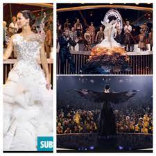 Catching Fire Katniss Mocking Jay Wedding Dress Beautiful Want Sooooooo Bad Fantasy Dress Wedding Dresses Hunger Games Movies