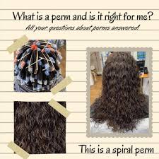 Most of salon processed spiral perms will last up to 6 months depending on your hair care routines. What Is A Perm And Is It Right For Me Styles Hair Salon Simonside Facebook