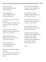 We did not find results for: Berikut Lirik Lagu Salah Apa Aku