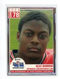 ALEX BARROW 2004 Big 33 High School card OHIO STATE Buckeyes DE
