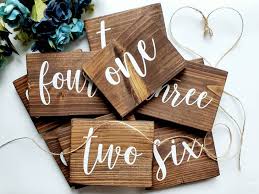 Wooden Table Numbers Wood Table Numbers Wedding Table Etsy In 2020 Wood Table Numbers Wedding Wedding Numbers Wood Table Numbers