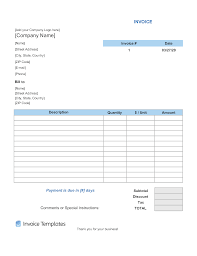 These free templates and tools are inspired by our invoicing software which allows you. Free Blank Invoice Templates In Pdf Word Excel