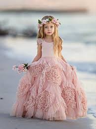 Blush Pink Cute Cheap Vintage Flower Girl Dresses Gte2121 Pink Flower Girl Dresses Flower Girl Dresses Vintage Cute Flower Girl Dresses