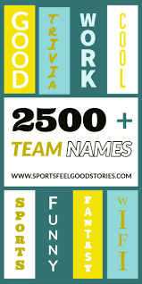 Click here to find a trivia show near you! Best Team Names For Business Groups Sports Clubs And Groups Best Team Names Team Names Group Names Funny