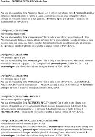 Inizialmente manzoni presenta il quadro economico e sociale in cui versa il territorio milanese da un paio d'anni: I Promessi Sposi Pdf Pdf Free Download
