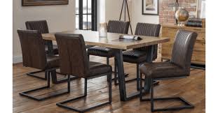 This is a room sharing sub. Brooklyn Industrial Dining Table 6 Chairs The Place For Homes