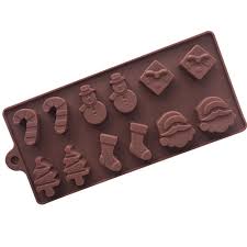 Christmas gift balloon fondant cake silicone molds baking. 12 Series Silicone Cake Mold Chocolate Molds Christmas Tree Santa Claus Wand Sock Snowman Diy Baking Buy From 2 On Joom E Commerce Platform