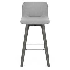 Browse a wide selection of bar stools with 100% price match guarantee! Tide Grey Wood Stool Grey Fabric Atlantic Shopping