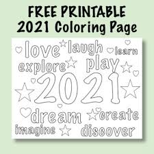 This product is great as quiet work / independent work, bell work, busy work or for early finishers. 2021 Coloring Sheet Coloring Page New Year S Eve Worksheet Activity